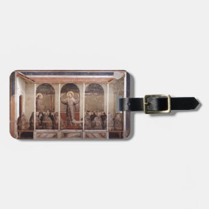 Giotto: St FrancisはArlesのSt Anthonyに現われます ラゲッジタグ