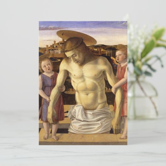 Giovanni Bellini - Dead Christ Supported by Two An 招待状 (スタンド正面)