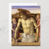 Giovanni Bellini - Dead Christ Supported by Two An 招待状 (正面/裏面)