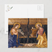 Giovanni_Di_Francesco_Del_Cervelliera_-_キリスト降誕_a ポストカード (正面/裏面)