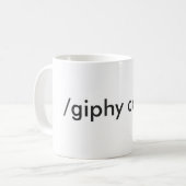 /giphyのコーヒー コーヒーマグカップ (正面左)