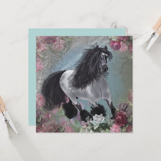 GipsyVanner1 – グリーティングカード (正面/裏面インサイチュ)