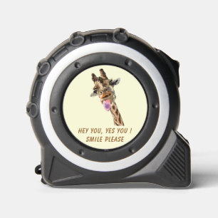 Giraffeおもしろいを使用したテーよくはしゃぐプ測定 – スマイル メジャー