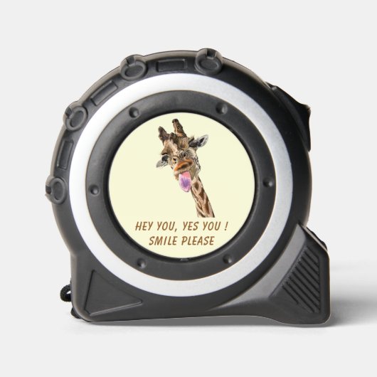 Giraffeおもしろいを使用したテーよくはしゃぐプ測定 – スマイル メジャー (正面)