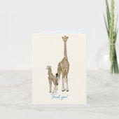 giraffe  サンキューカード (正面)