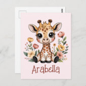 Giraffe ポストカード (正面/裏面)