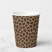 Giraffe Animal Print 紙コップ (裏面)