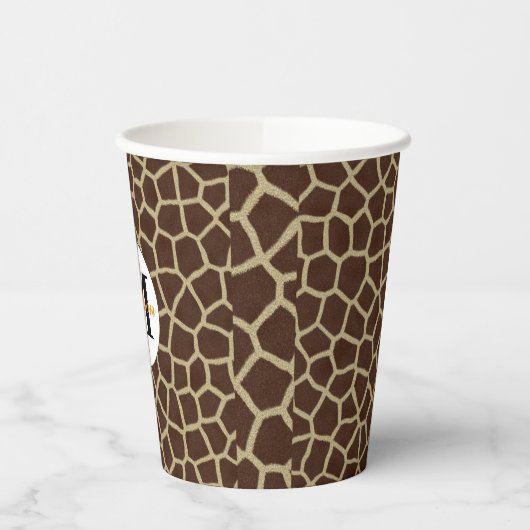 Giraffe Animal Print 紙コップ (左)