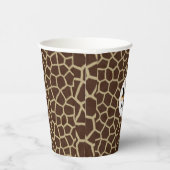 Giraffe Animal Print 紙コップ (右)