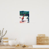 Giraffe animal Sydney Australia ポスター (キッチン)