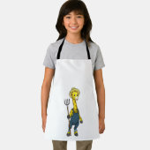Giraffe as農家とPitchfork エプロン (インサイチュ)
