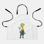 Giraffe as農家とPitchfork エプロン (正面)