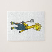 Giraffe as農家とPitchfork ジグソーパズル (横)