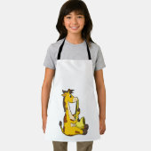 Giraffe at Music with Saxphone.PNG エプロン (インサイチュ)
