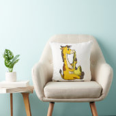 Giraffe at Music with Saxphone.PNG クッション (椅子)