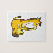 Giraffe at Music with Saxphone.PNG ジグソーパズル (横)