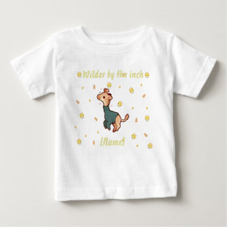 Giraffe Baby Tee – Custom Name ベビーTシャツ