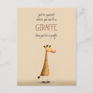 Giraffe - Be yourself ポストカード