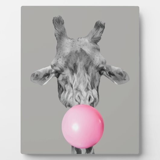 giraffe bubble フォトプラーク (正面)