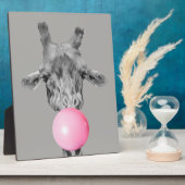 giraffe bubble フォトプラーク (側面)