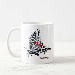 Giraffe&Butterflyのマグのキリンと蝶のマグカップ コーヒーマグカップ