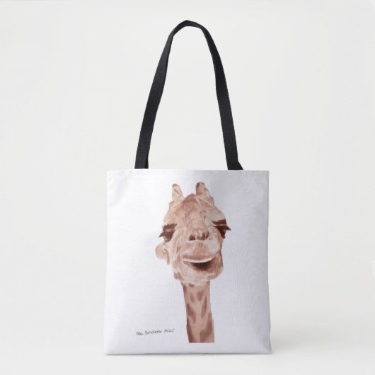 Giraffe Canvas Bag トートバッグ (正面)