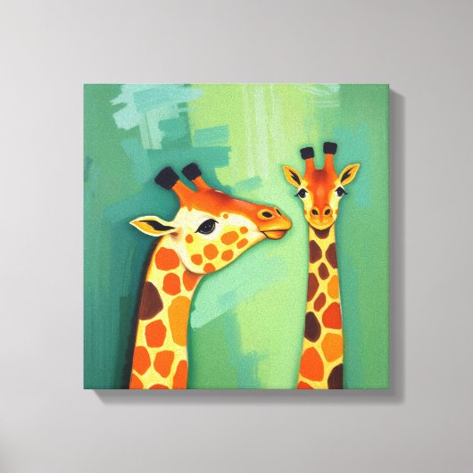 Giraffe Canvas Wall art キャンバスプリント (正面)