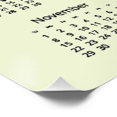 Giraffe Design 2026 Calendar Poster ポスター (コーナー)