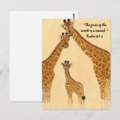 Giraffe Family - Fruit of Womb ポストカード (正面/裏面)