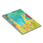 Giraffe Family Original Abstract Art ノートブック (右側)