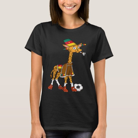 Giraffe Fan Cameroon Tシャツ (正面)