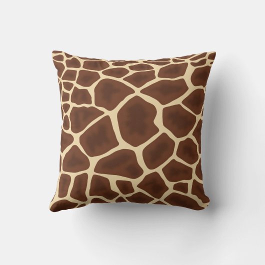 Giraffe Flecken Druck クッション (裏面)