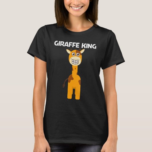 Giraffe For Men Dad Boys Safari Wildlife Animal Tシャツ (正面)