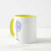 GIRAFFE & HONEYBEE TEA by Jeff Wilris マグカップ (正面左)
