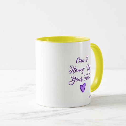 GIRAFFE & HONEYBEE TEA by Jeff Wilris マグカップ (正面右)