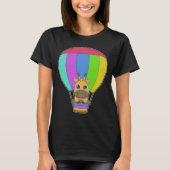 Giraffe Hot air balloon Tシャツ (正面)