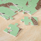 Giraffe Jungle Safari Animal ジグソーパズル (側面)