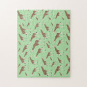 Giraffe Jungle Safari Animal ジグソーパズル (縦)