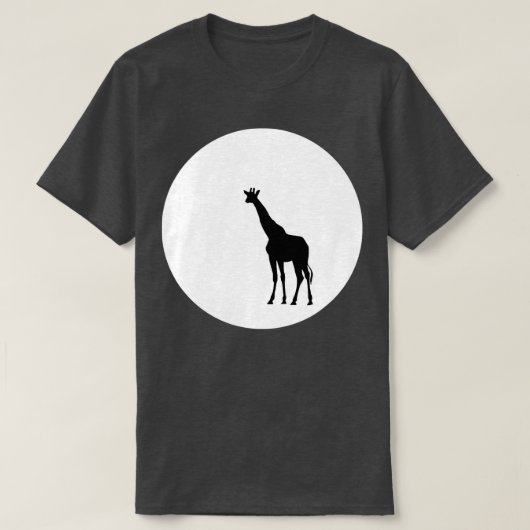 Giraffe Moon Fine Giraffe Giraffes 1 Tシャツ (デザイン正面)