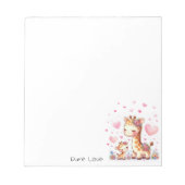 Giraffe Notas ノートパッド (正面)