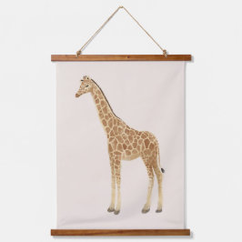 Giraffe Nursery Art Tapestry 吊り下げ型タペストリー