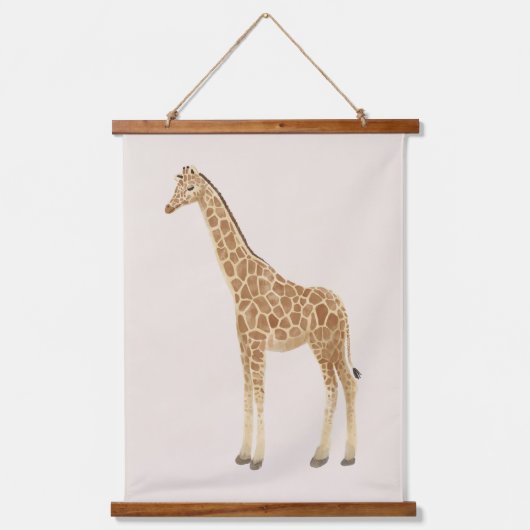Giraffe Nursery Art Tapestry 吊り下げ型タペストリー (正面)
