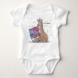 Giraffe Nursery Theme Baby Clothes ベビーボディスーツ
