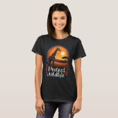 Giraffe of the Savanna Tank Top Tシャツ (正面フル)
