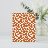 Giraffe Orange Spots Print Craft Scrapbook Paper (スタンド正面)