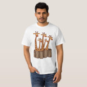 Giraffe Peek Squad – Fence Friends Tee Tシャツ (正面フル)