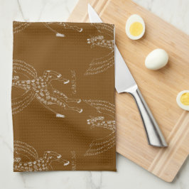 Giraffe + pegasus = Giraffsus キッチンタオル