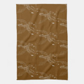 Giraffe + pegasus = Giraffsus キッチンタオル (縦)