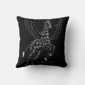 Giraffe + pegasus = Giraffsus クッション (裏面)