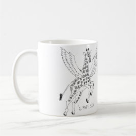 Giraffe + pegasus = Giraffsus コーヒーマグカップ